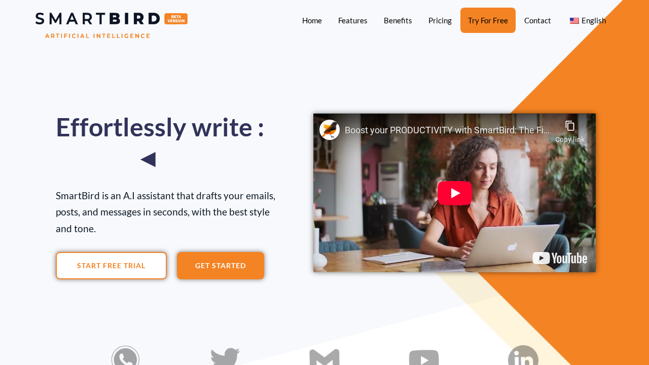 SmartBird screenshot