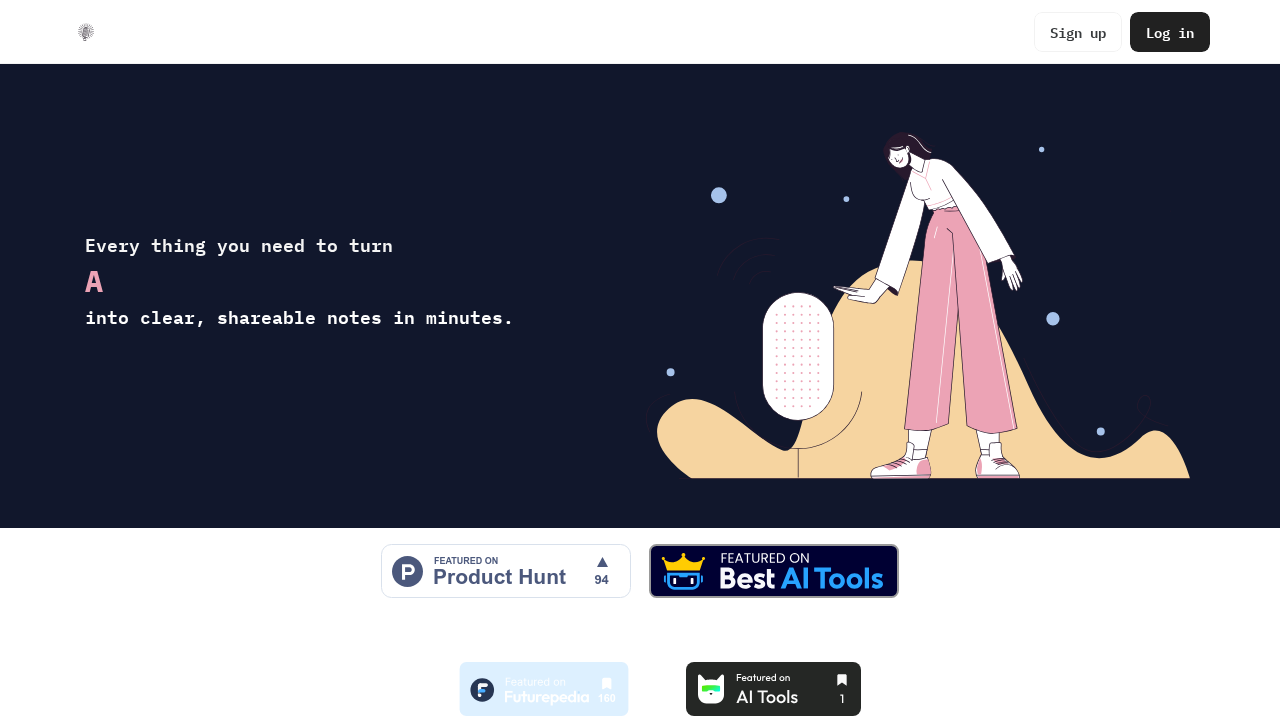 Shownotes screenshot