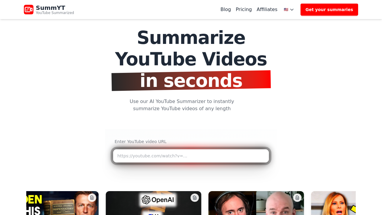 YouTube Summarized screenshot