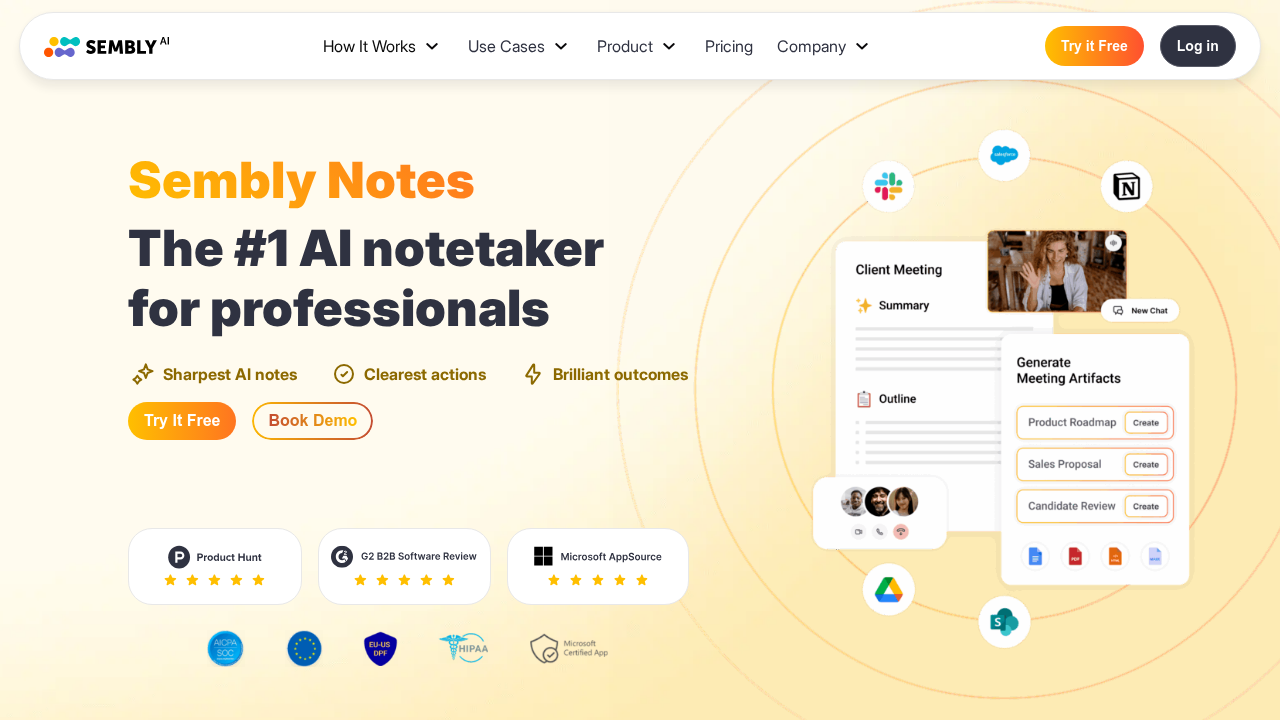 Sembly AI screenshot