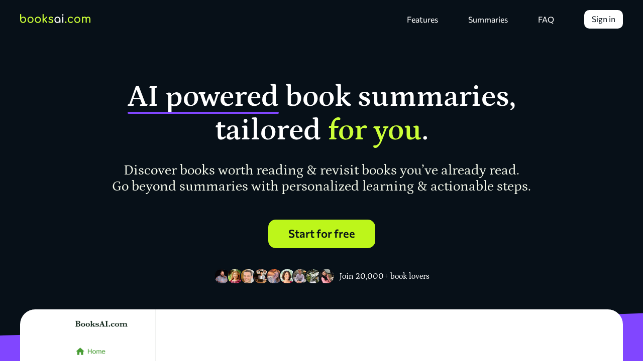 Booknotes screenshot