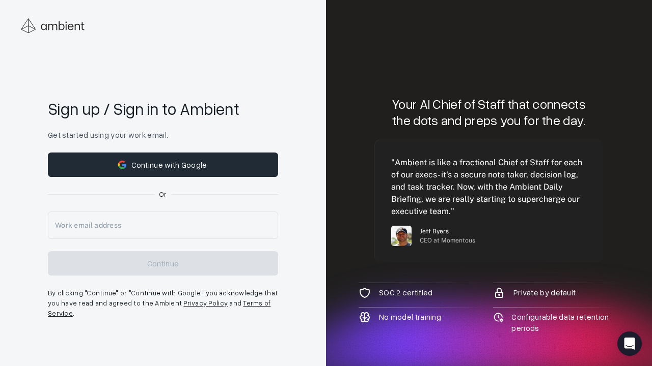 Twine Ambient screenshot