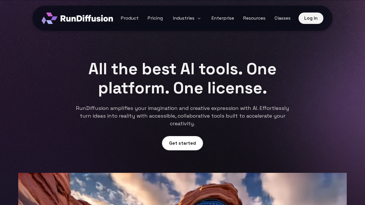 RunDiffusion screenshot