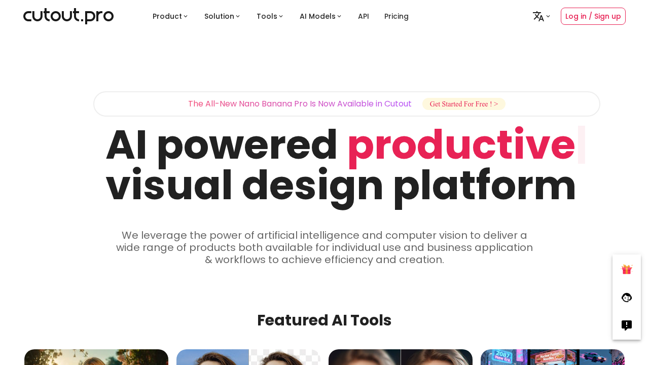 cutout.pro screenshot