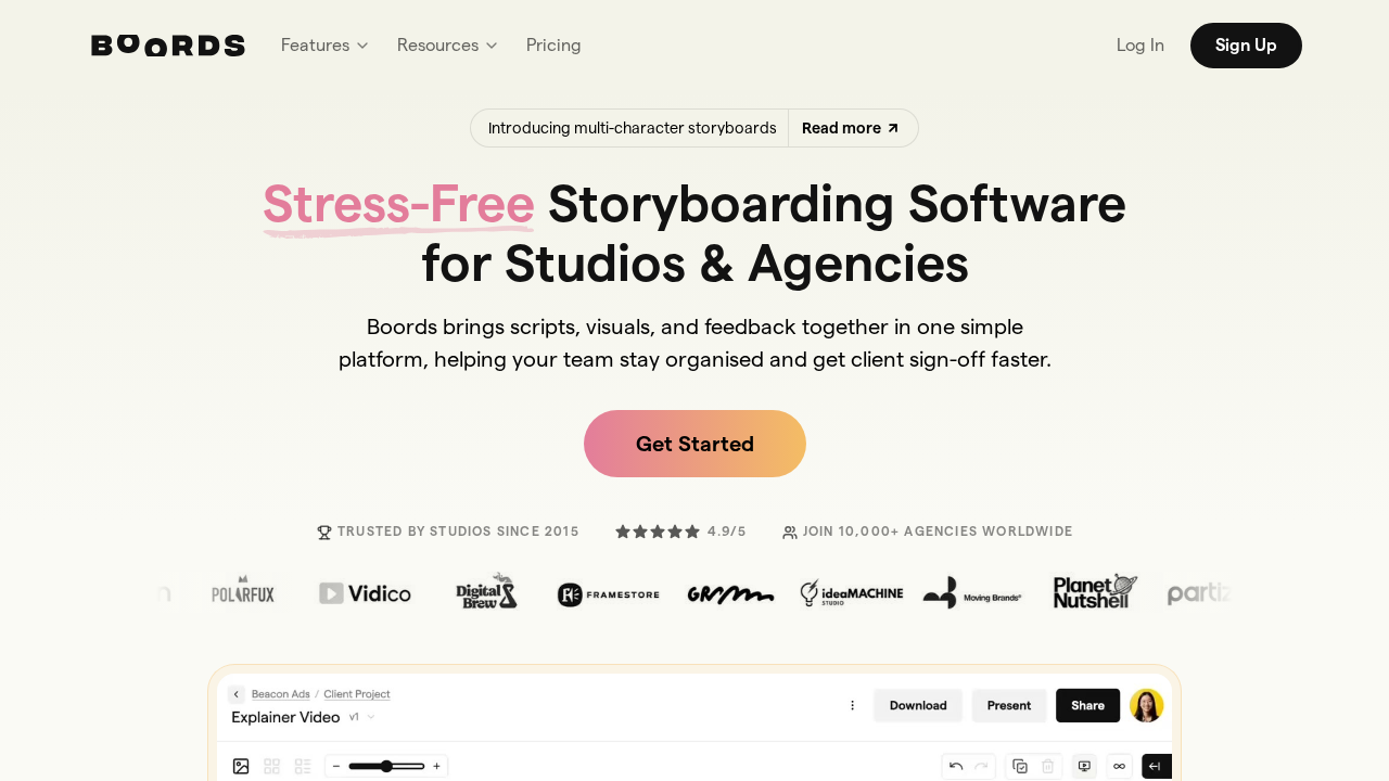 AI Storyboard Generator screenshot