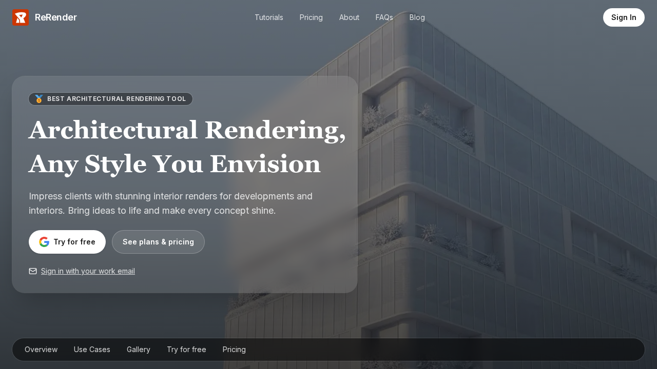 ReRender AI screenshot