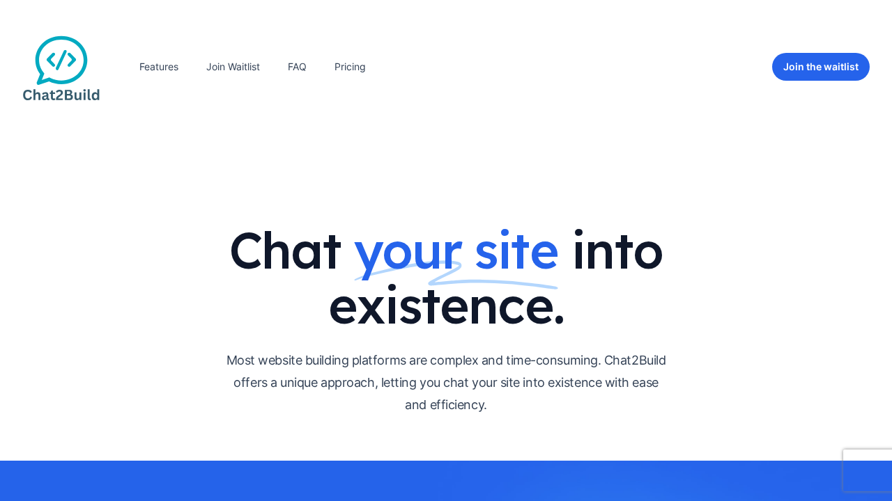 Chat2Build screenshot