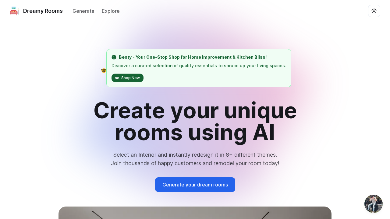 DreamyRooms screenshot