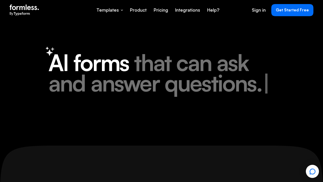 Formless.ai screenshot