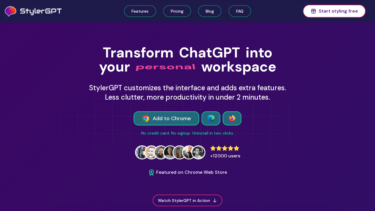 StylerGPT screenshot