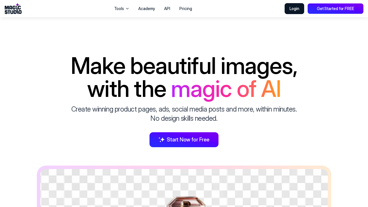 MagicStudio screenshot