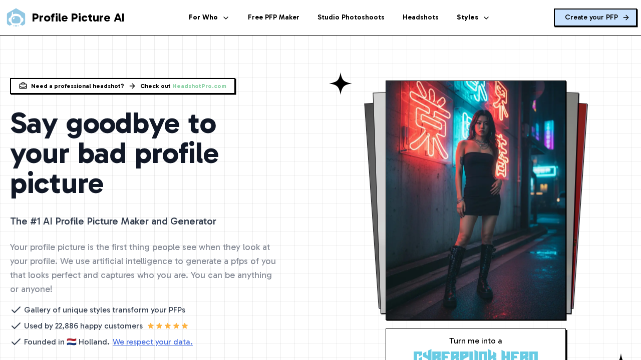ProfilePicture.ai screenshot