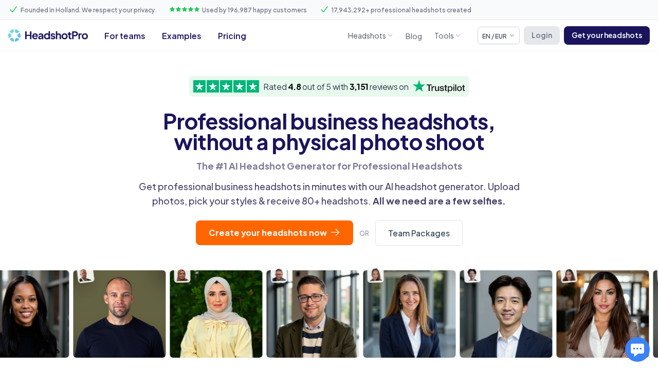 Headshot Pro screenshot