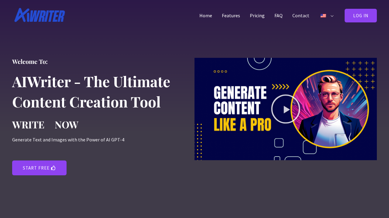 Aiwriter.fi screenshot