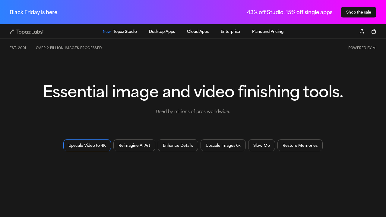Topaz Video AI screenshot