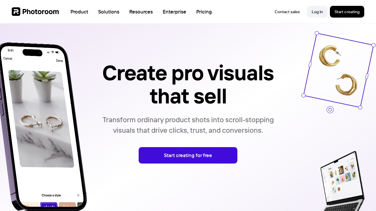 PhotoRoom screenshot