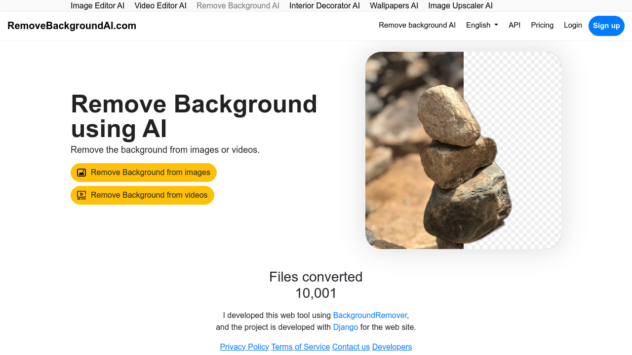 Remove Background AI screenshot