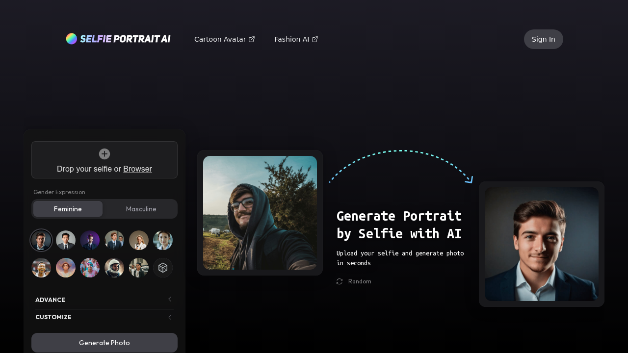 Business Portrait AI screenshot