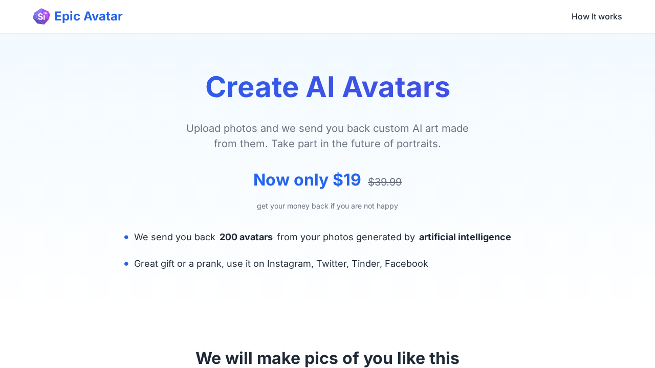 EpicAvatar screenshot