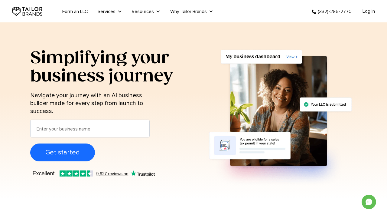 Tailor Brands screenshot