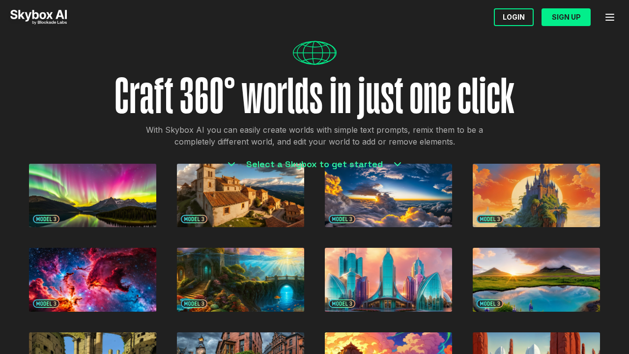 Skybox Lab screenshot