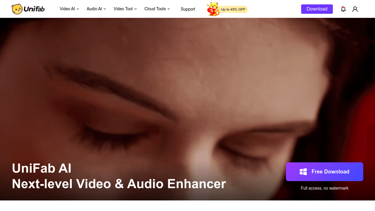 UniFab Video Enhancer screenshot