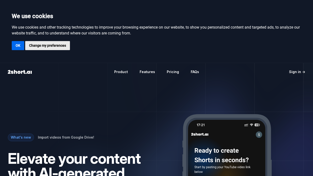 2short.ai screenshot