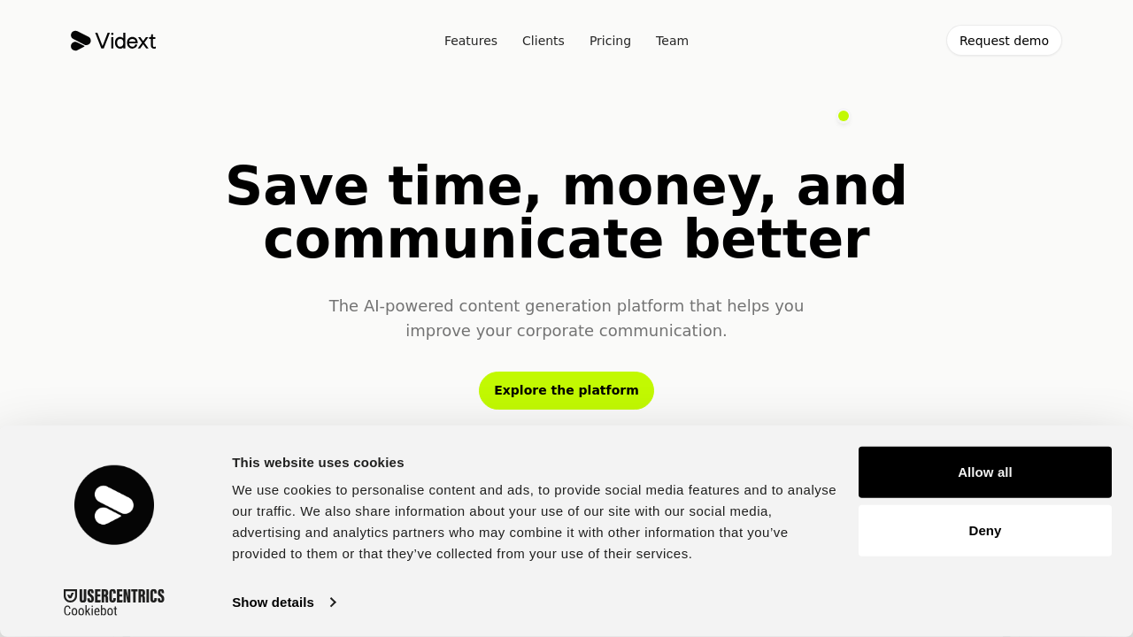 Vidext screenshot