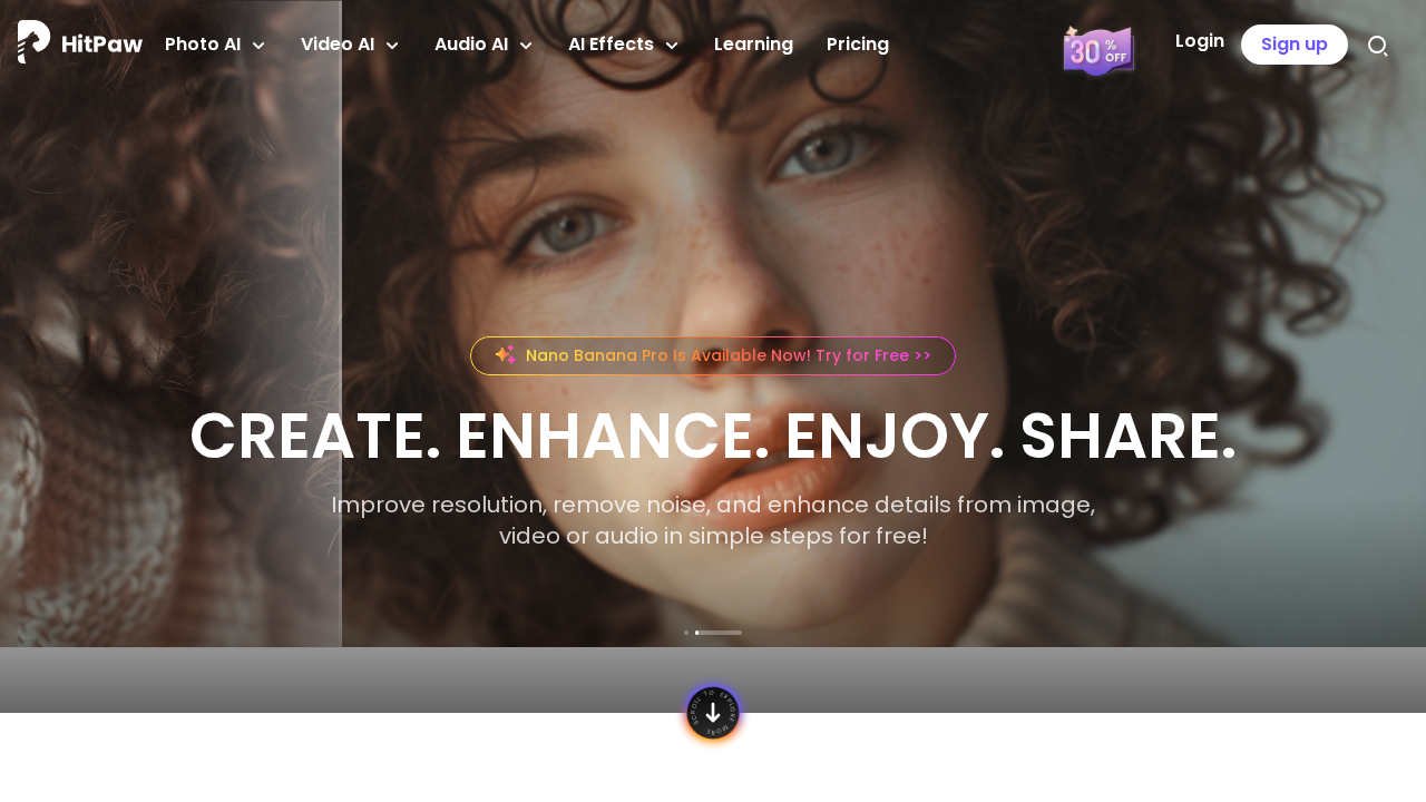 HitPaw Online Video Enhancer screenshot