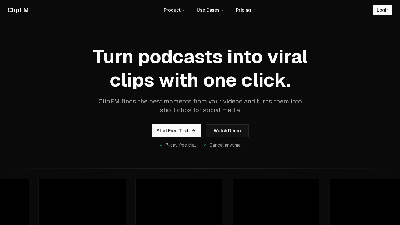 clip.fm screenshot