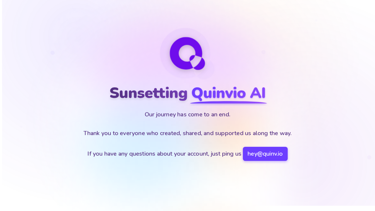 Quinvio AI screenshot