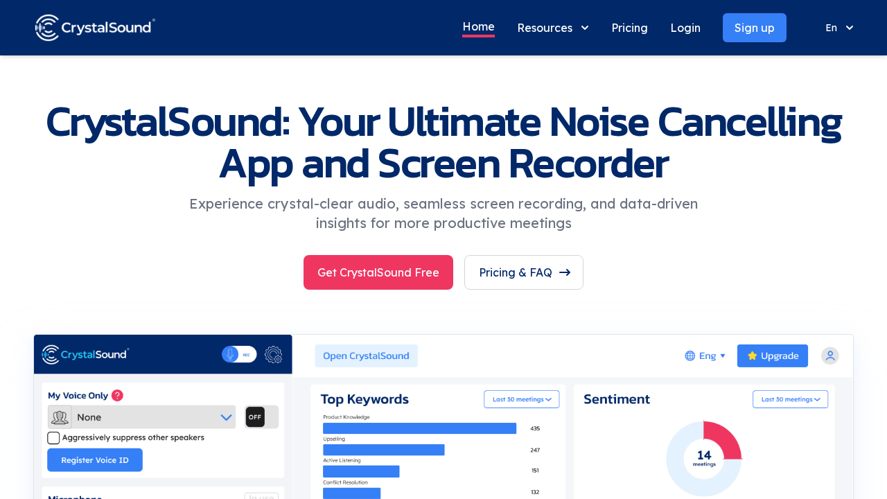 CrystalSound screenshot