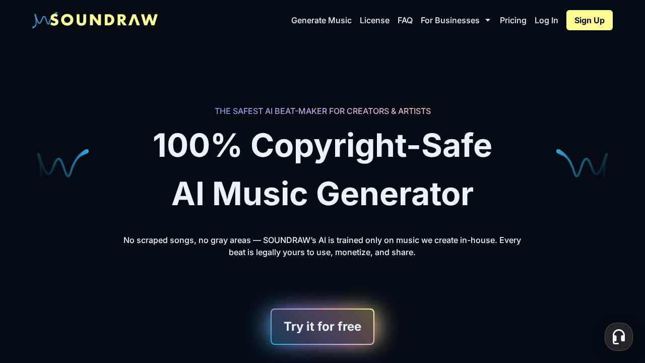 Soundraw.io screenshot