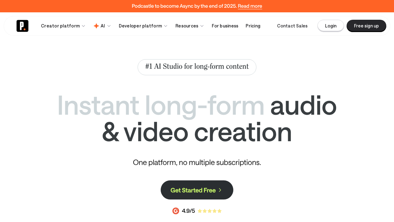 podcastle screenshot