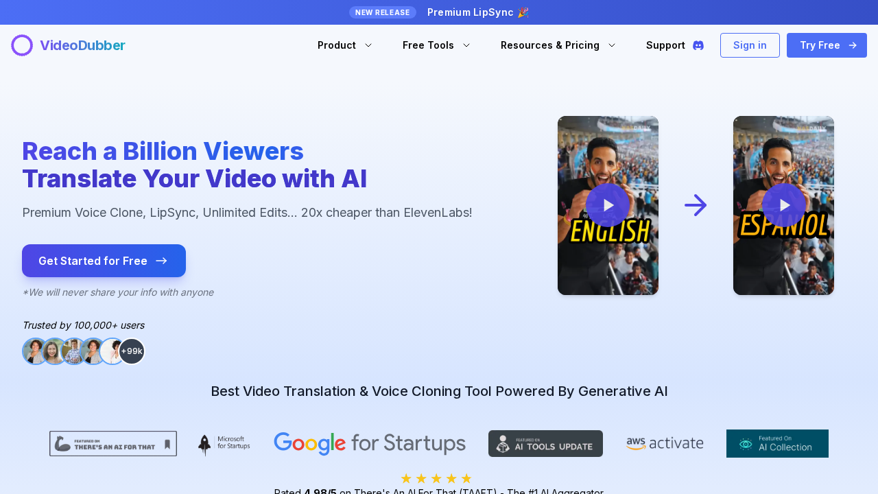 VideoDubber screenshot
