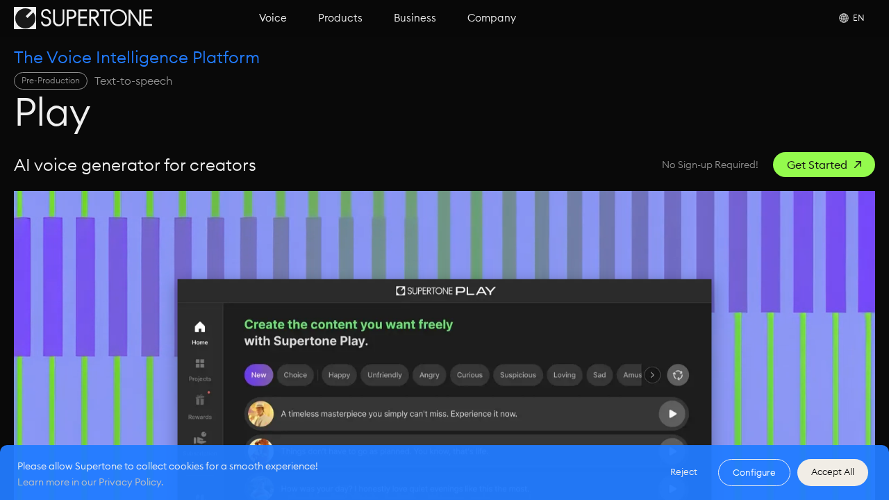 Supertone screenshot