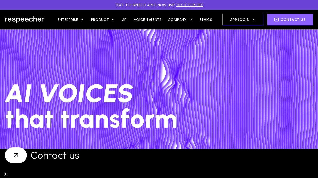 Respeecher screenshot