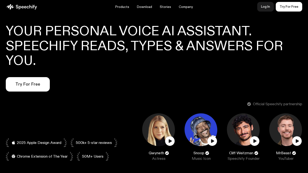 Speechify screenshot