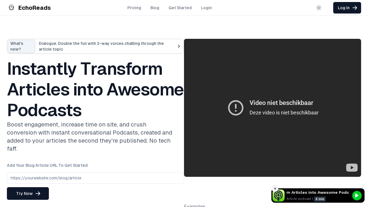 EchoReads screenshot