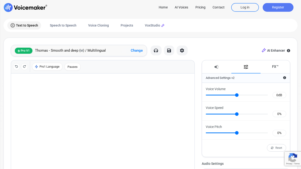 Voicemaker screenshot
