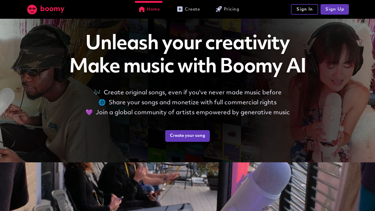 Boomy screenshot