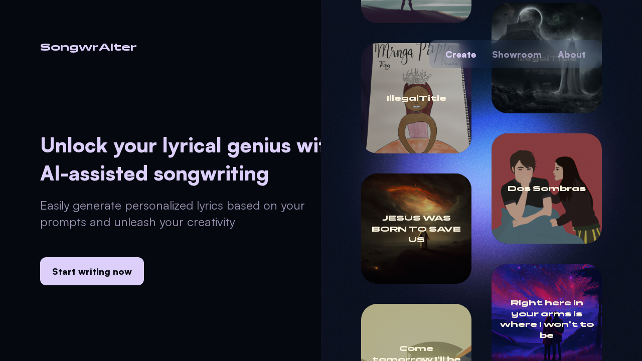 SongwrAiter screenshot