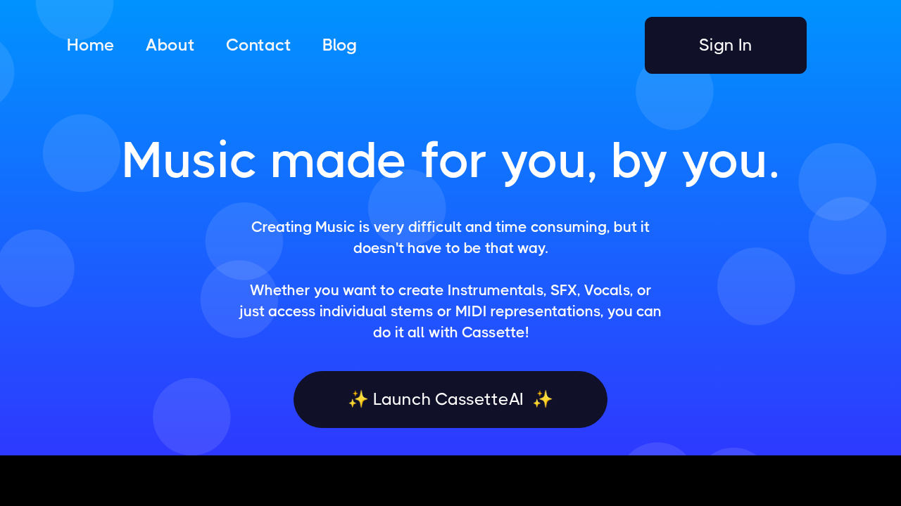 CassetteAI screenshot