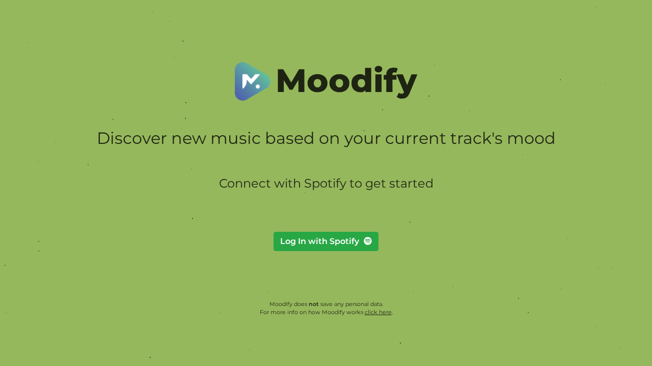 Moodify screenshot