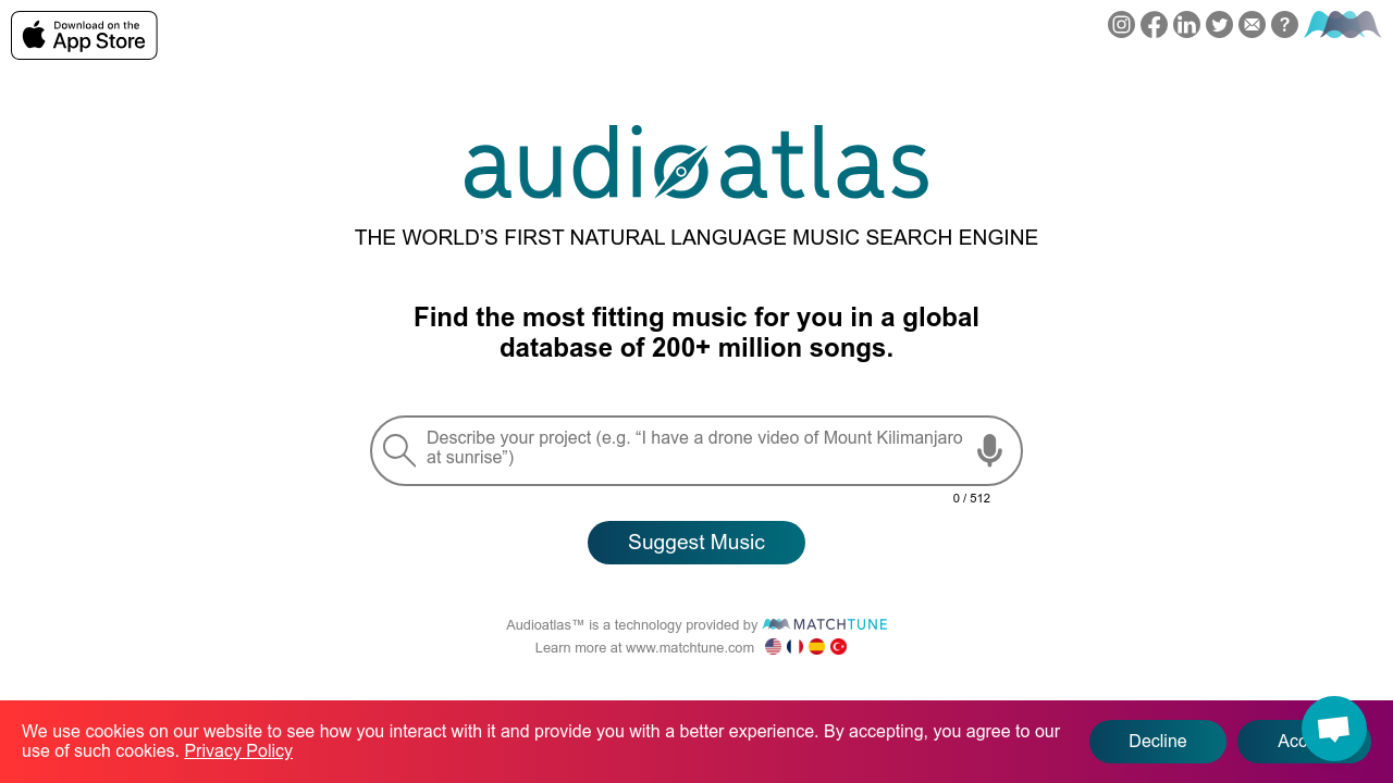 Audioatlas screenshot