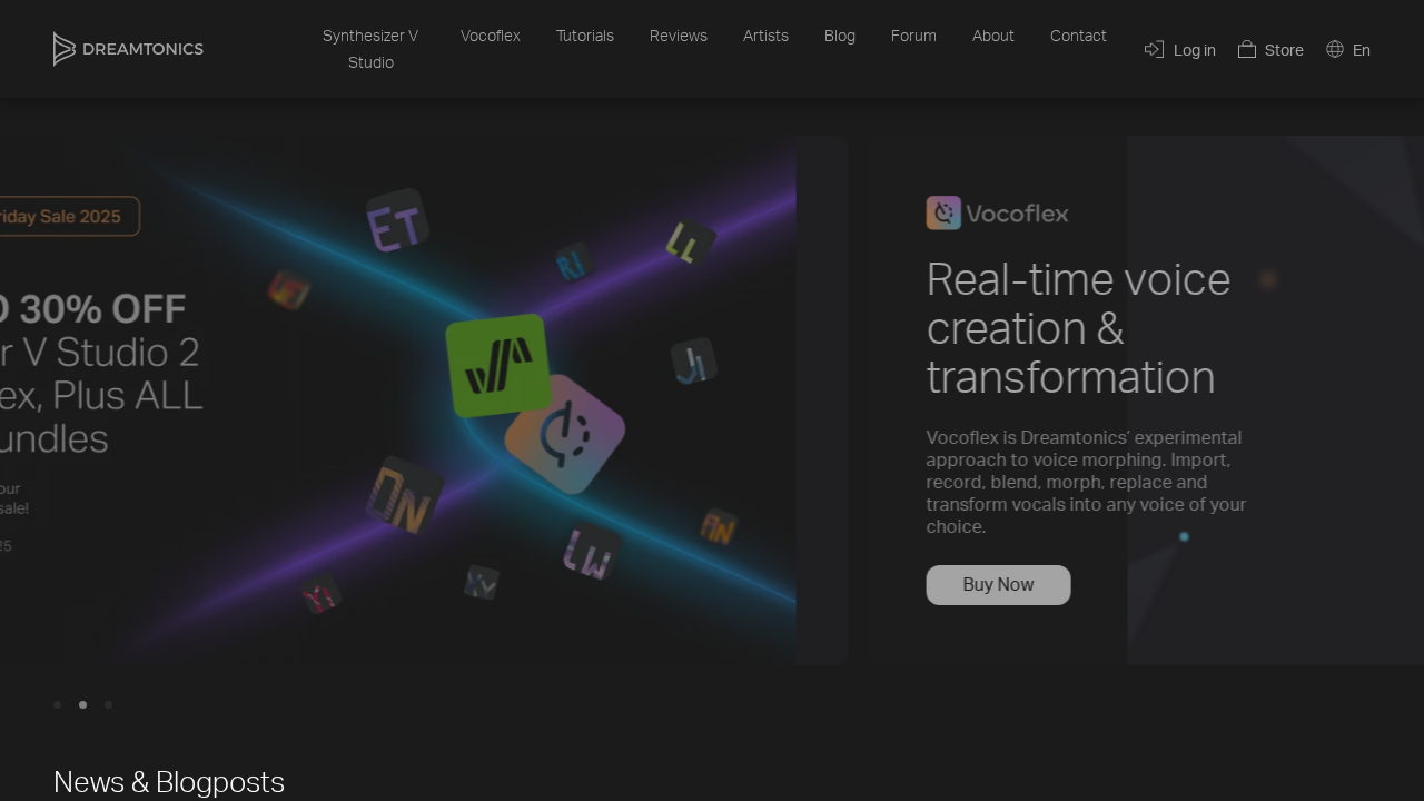 Synthesizer V screenshot