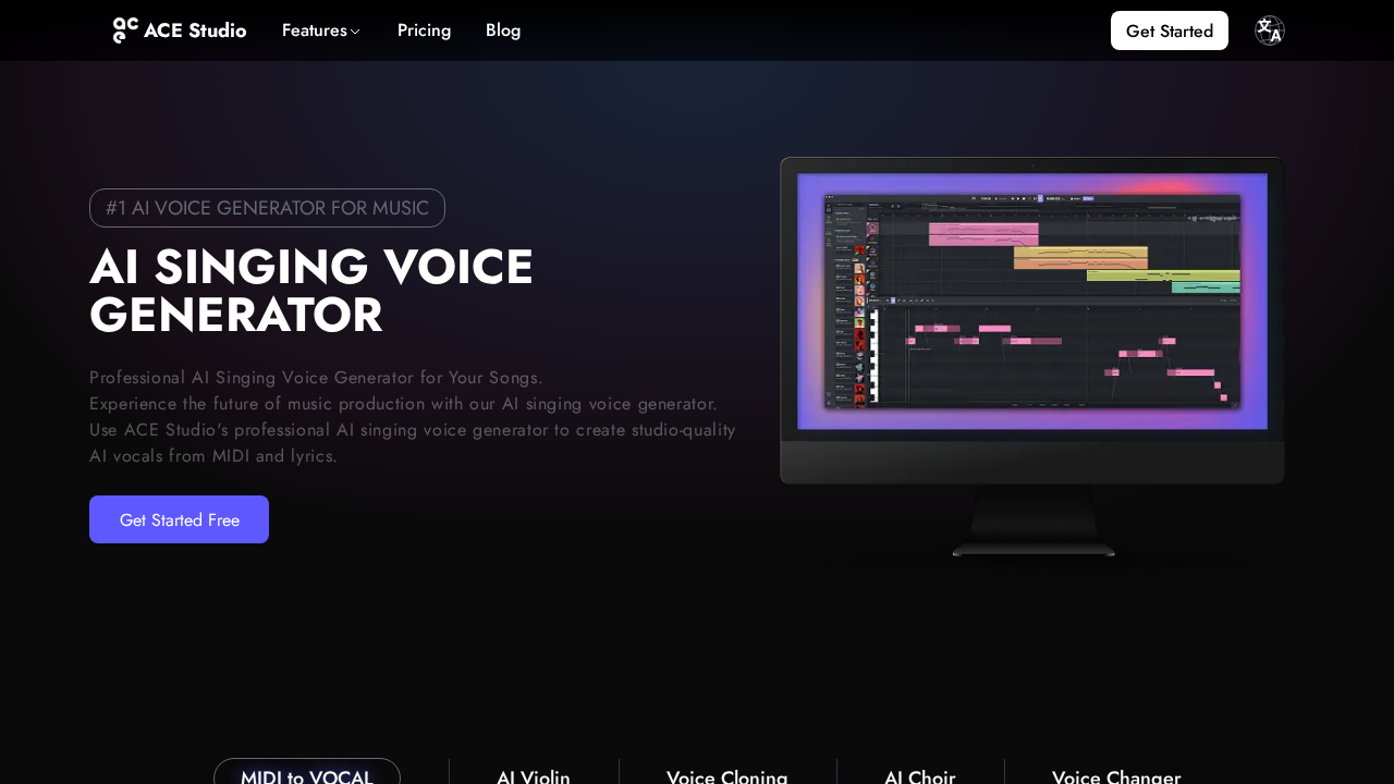 ACE Studio screenshot