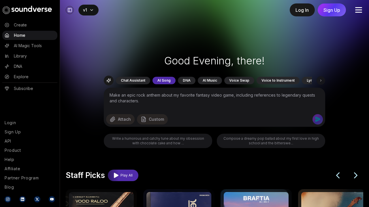 Soundverse.ai screenshot