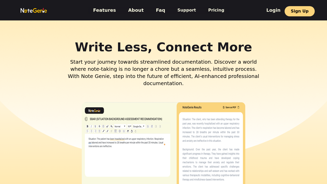 NoteGenie screenshot
