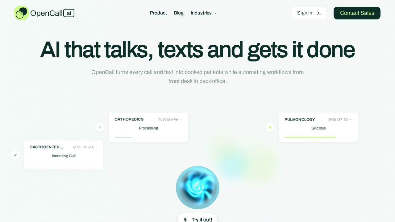 OpenCall.ai screenshot